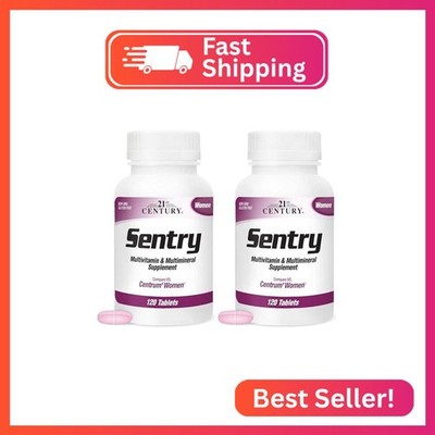 21st Century Sentry Women Multivitamin Tablets, 120 Count (Pack of 2)