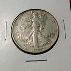 1943 Walking Liberty Silver Half Dollar excellent condition. Uncertified.