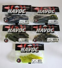Berkley Havoc Soft Plastics Lot - 5 Baits (See Description) New Discontinued 