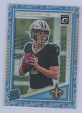 TYLER SHOUGH 2025 Donruss Optic #223 ROCKET SHIP EMOJI PRIZM Rated Rookie RC SSP
