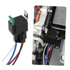 4Pin 12V Relay with 30A Fuse,SPST Normally Open Car Relay with 14 AWG