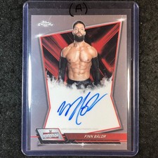 2026 Topps Chrome WWE FINN BALOR Red Brand Auto Base #RBA-FIN (A)