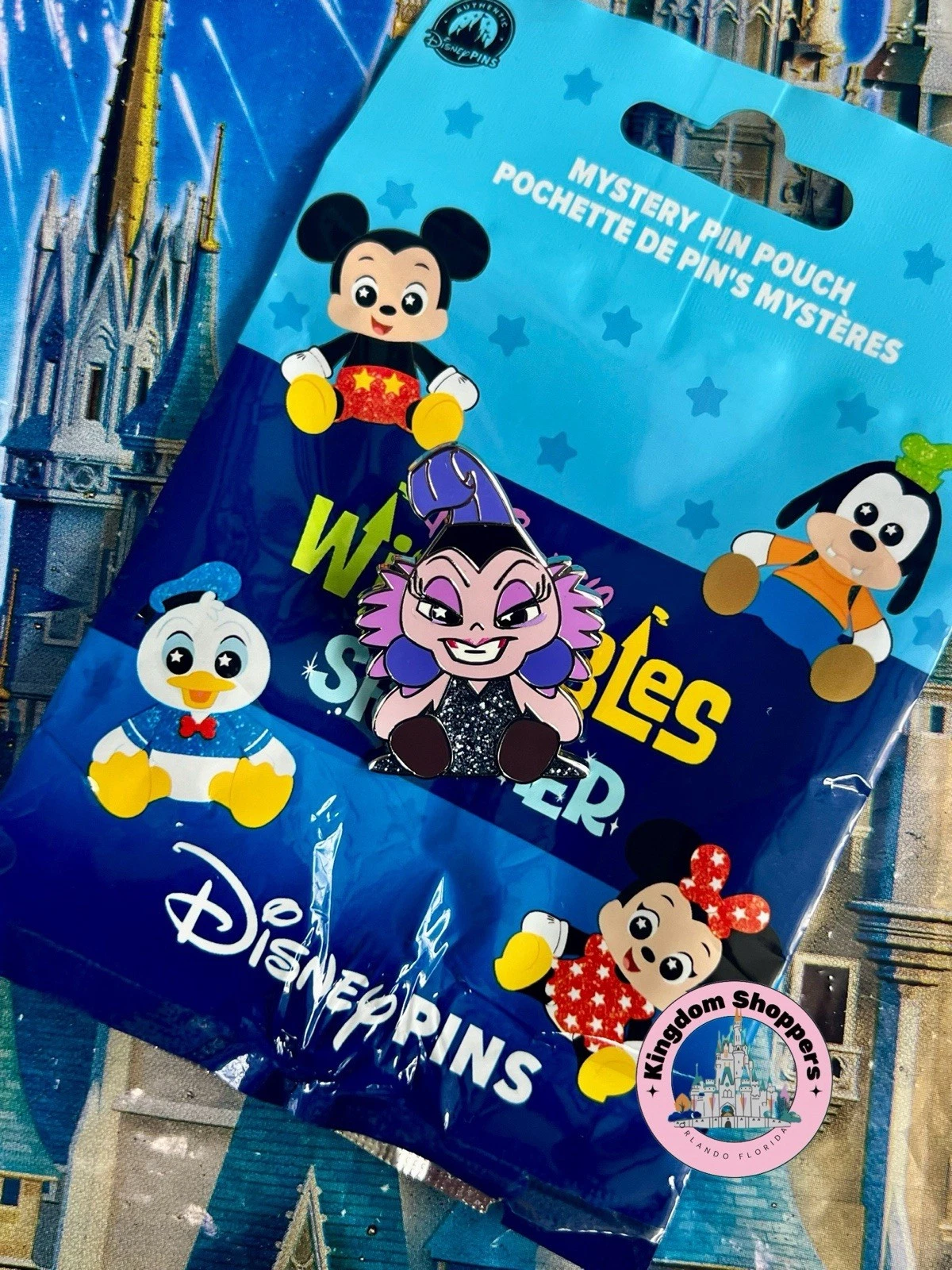 2026 Disney Parks Wishables Shimmer Mystery Pouch Pin Yzma New Groove ONLY