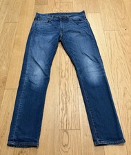Levi's 502 Herren Jeans Hose W31 L34 Denim Blau Slim Tapered Fit Regular Stretch