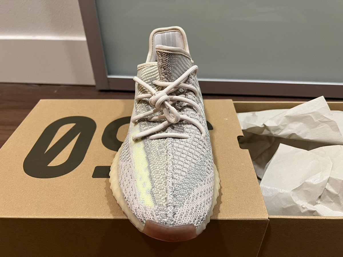 Size 10 - Yeezy Boost 350 V2 Citrin Non-Reflective | eBay