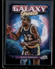 2023-24 Topps Chrome Cosmic Magic Johnson #GG-7 Galaxy Greats