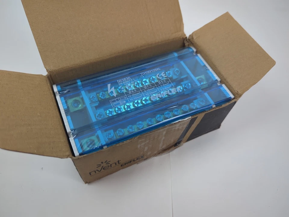 Nvent 563830 TD100/125AL ERIFLEX Power Distribution Block Four Pole 100/125A NEW - Image 2 of 4