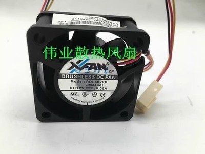 X FAN RDL4020B 12V 0.06A 40*40*20MM 3-Wire Power Supply Fan &ex