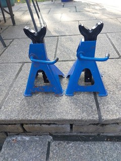 Silverline 763620 3 Tonne Axle Stands (2 Pieces)