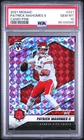 Patrick Mahomes PSA 10 Camo Pink Prizm AFC Variation 2021 Panini Mosaic #221