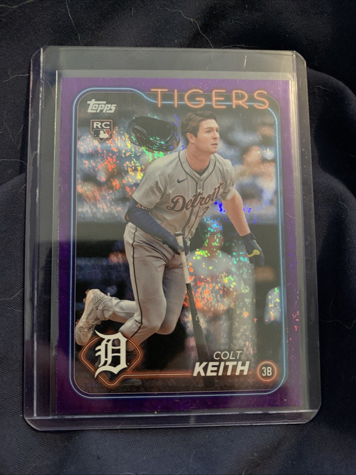 2024 Topps Update Series - Colt Keith #US73 Purple Holo Foilboard /799 (RC)