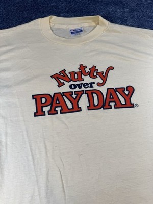 Vintage 80s Nutty Over Payday Single Stitch Shirt XL Made In USA  90s