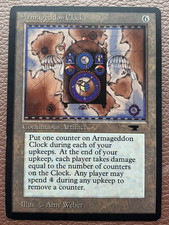 Armagedon clock MTG� Magic the gathering