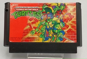 KONAMI Teenage Mutant Ninja Turtles Gekikame Ninja Den Famicom Japan 1989