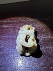 Rare Antique/ Vtg. Chinese Chicken Bone Jade Dragon Pendant — photo 5
