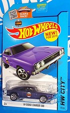 Hot Wheels New For 2015 HW Performance #19 '69 Dodge Charger 500 Purple w/ 5SPs