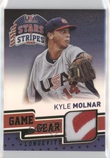 2015 Panini Stars and Stripes Game Gear Longevity Emerald 4/5 Kyle Molnar 0h1
