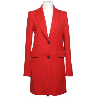 Zara Woman, Mantel, Damen, Größe: XS, Rot, Elasthan/Polyester, Einfarbig #aVP
