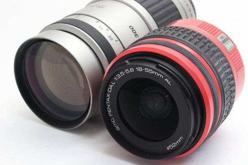 PENTAX K-x Red 18-55 100-300mm Lens Set Free Returns for Initial Defects - Picture 6 of 7