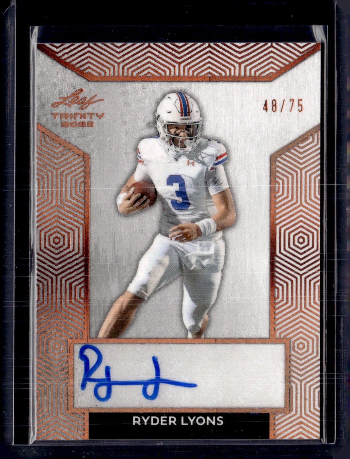 2026 Leaf Trinity #48/75 Bronze Ryder Lyons Auto