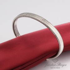 Armreif Offen Weissgold Rosegold 750 Größe 16,5 Gold Damen Armband