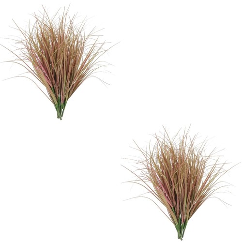 2 PCS Artificial Tall Grass Decoration Mother Office Fake Decorative for Crafts