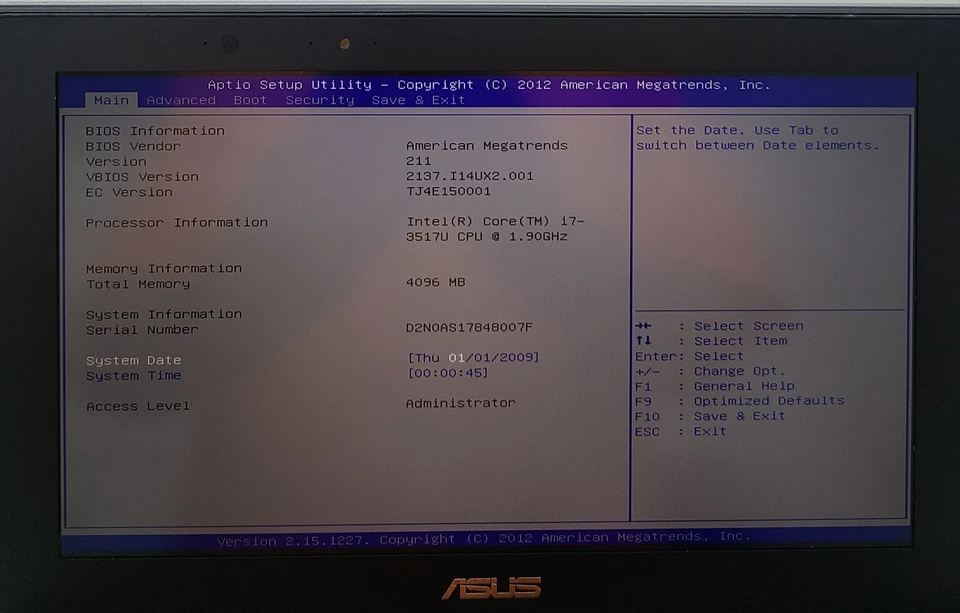 ASUS Taichi 21 11.6" Laptop Intel i7-3517U 4GB Ram NO HD/OS (FL) - Image 2 of 4