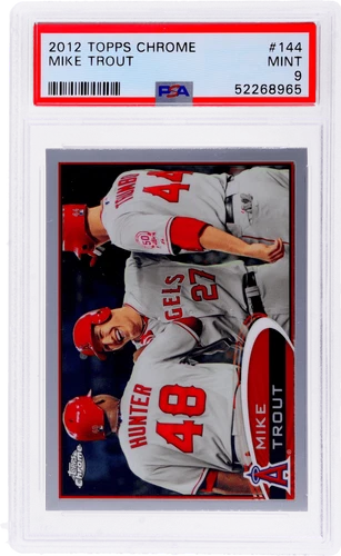 2012 Topps Chrome Mike Trout #144 PSA 9