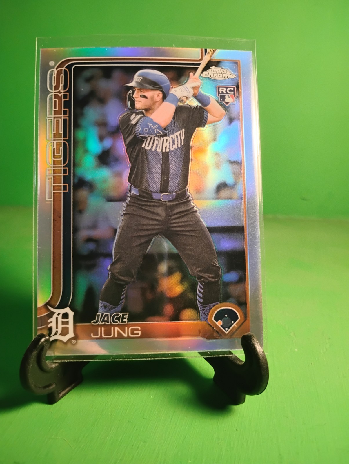 K2 2025 Topps Chrome - Jace Jung #225 Refractor (RC)