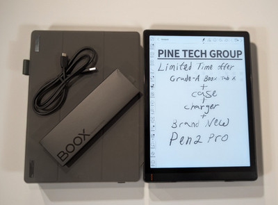 Onyx Boox Tab X 13.3'' E-Ink Tablet 128GB Bundle - New Pen2 Pro & Case - Grade A