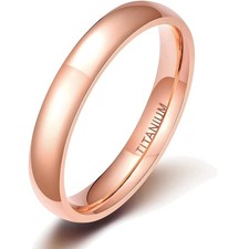 Titan Ring Damen Herren schmal Verlobungsring Hochzeitsring Ehering