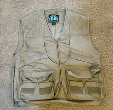 Master Sportsman Rugged Outdoor Gear Men’s Tan Beige XXL Bird Hunting Vest