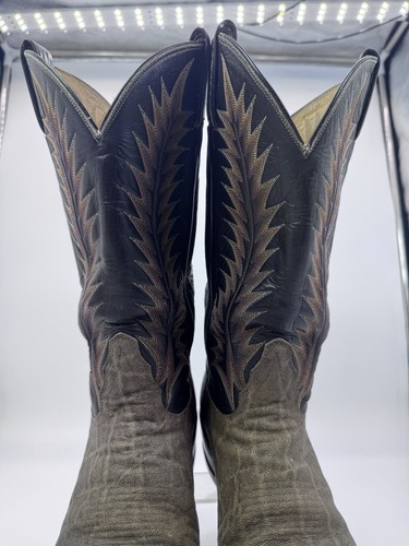 Vintage Tony Lama 8601 Black Label Mens Boots Leather Size 9.5 D IYKYK - Picture 16 of 24