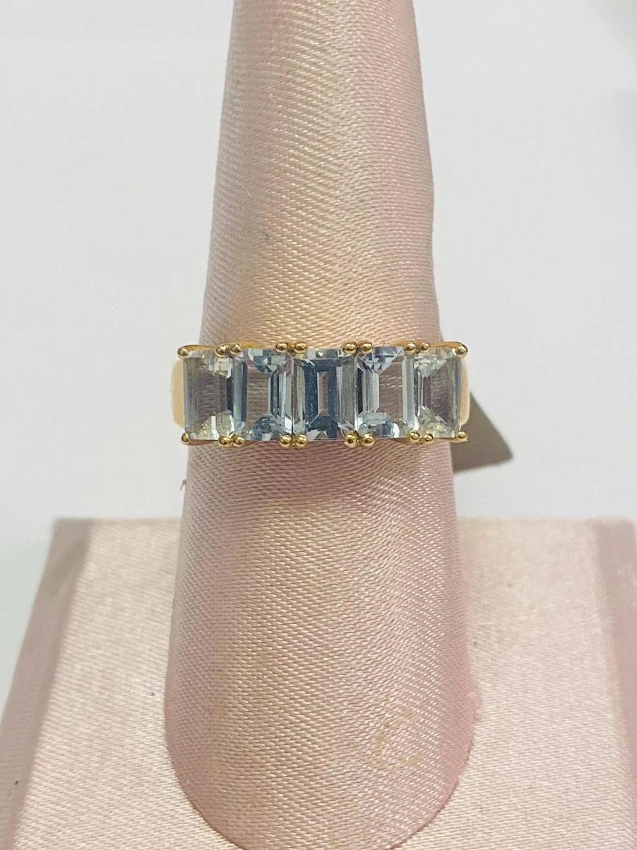 antique aquamarine ring 14k products for sale | eBay