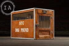 Vintage Wooden NYC Dog Pound Kennel by Kroyer Crates