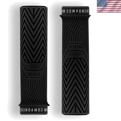 Loam MTB Bike Grips   Lock-On Mountain Bike Handlebar Grips   25A Tacky Rubbe...