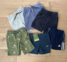 6x Boys Shorts 7-8 Years. Boden, Regatta  and Adidas & 3x George. Used Marks 