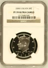 2000-S Silver Kennedy Half Dollar Proof NGC PF70 Ultra Cameo Really Nice