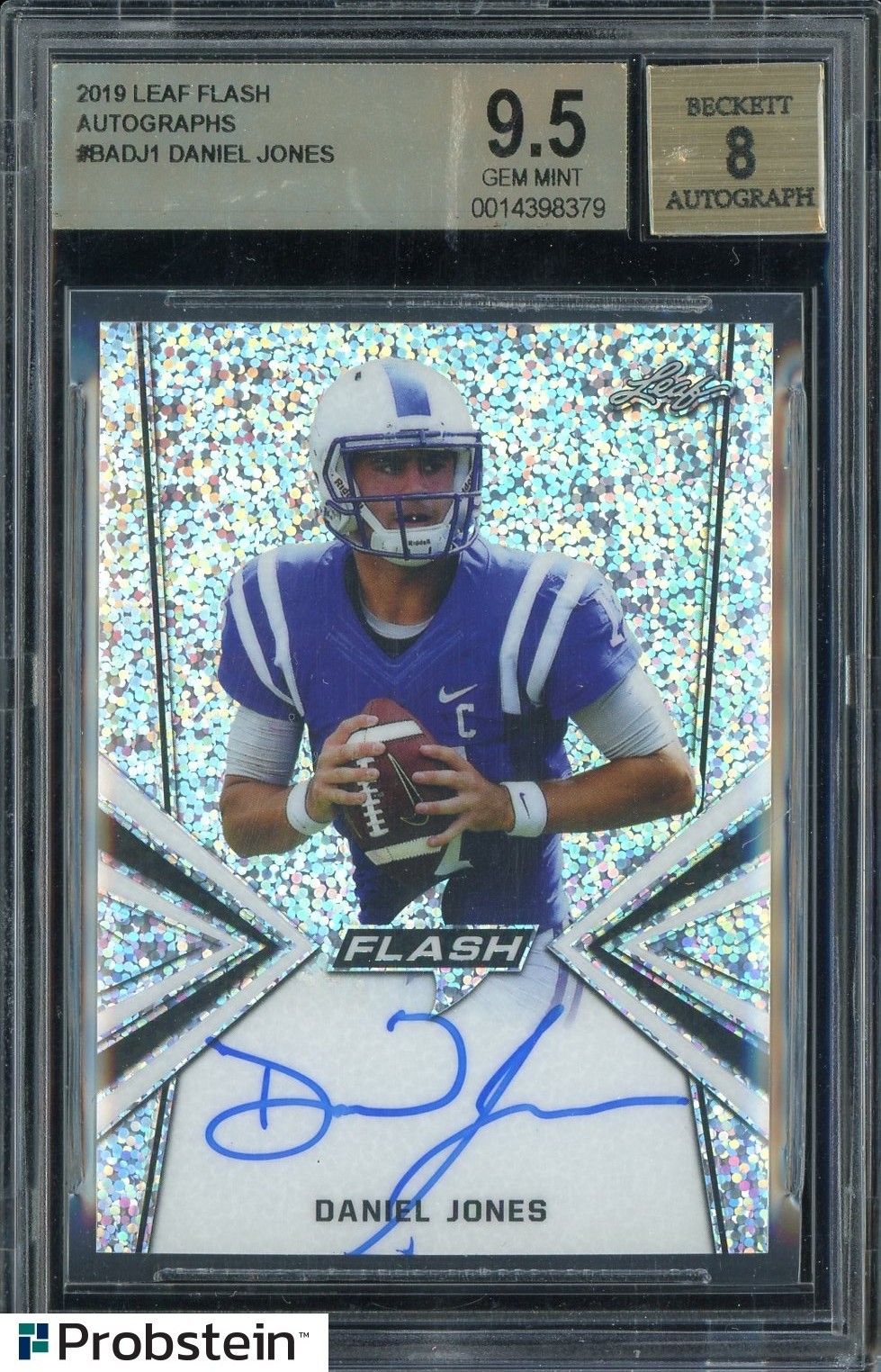 Daniel Jones Leaf Flash Autographs #BADJ1 Base