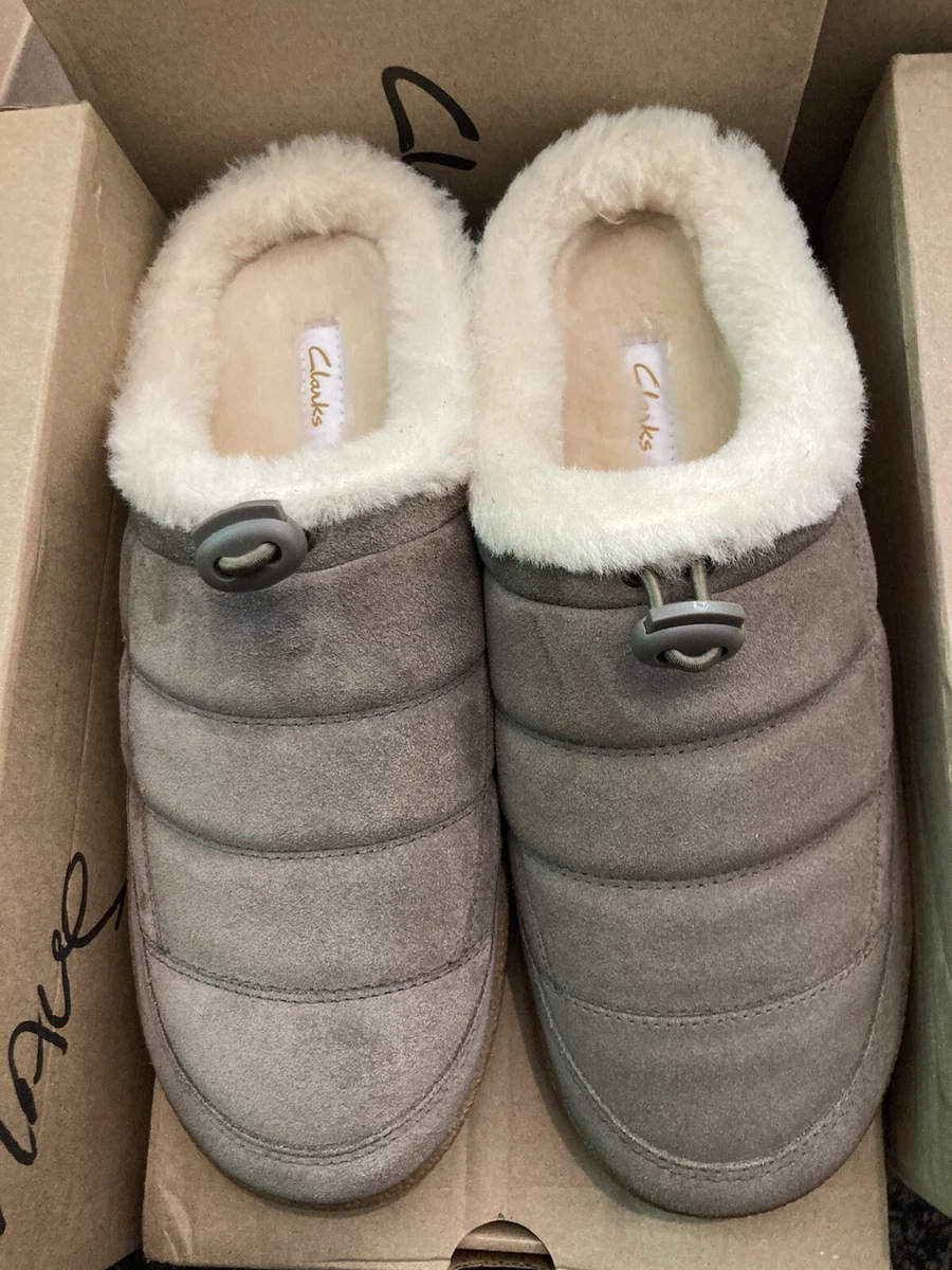 Clarks mens slippers size 8 cheap