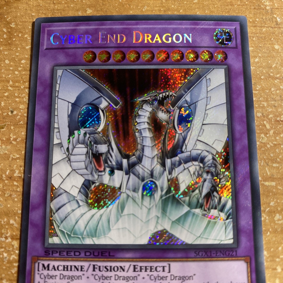 🔥 Yugioh CYBER END DRAGON SECRET RARE SGX1-ENG21 1ST 🔥 Yugioh CYBER END DRAGON SECRET RARE SGX1-ENG21 1ST