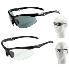 Sporty Bifocal Vision Reader Reading Glasses Sunglasses Smoke or Clear Lens
