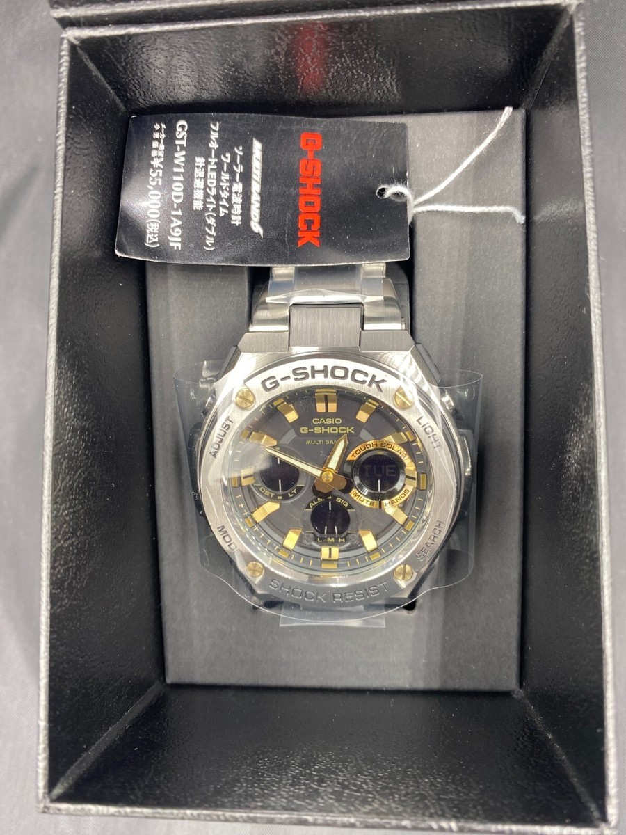 CASIO G- SHOCK G-STEEL GST-W110D-1A9JF radio solar for men from JP
