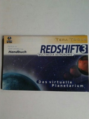 Handbuch (Bedienungsanleitung) Redshift 3. Multimedia - Astronomie  - gebraucht