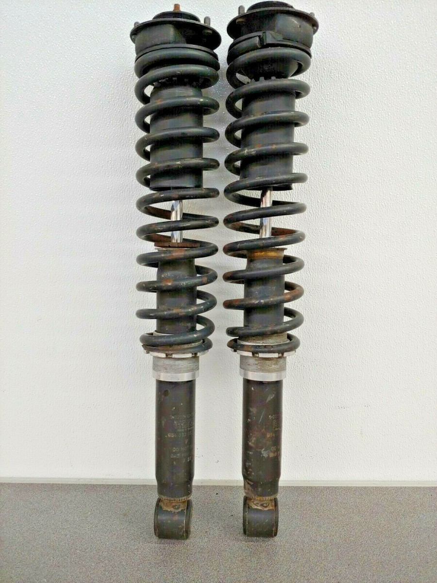 VERY NICE PAIR USED ORIGINAL PORSCHE 911 964 BOGE REAR COILOVER 