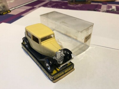 Miniature NOREV 1/43 – Citroën Rosalie N*35 – Vert Beige – Boîte D'origine