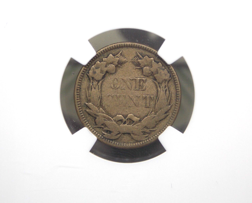 1858 Flying Eagle Cent *LARGE LETTERS* 1c NGC VF30 #057 Very Fine *STACKS* ECC&C - Picture 2 of 5