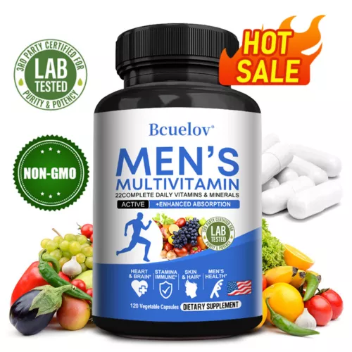 Multivitamin for Men Highest Potency Daily Mens Vitamins & Minerals Supplement