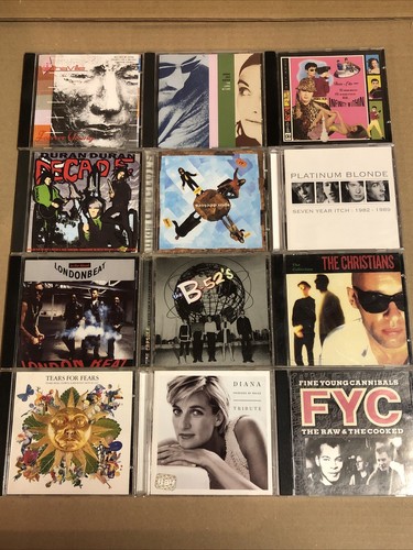 80s 90s Pop Rock CD Lot of 12 | eBay