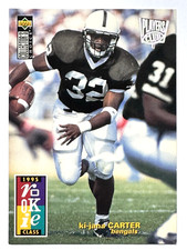ROOKIE CARD KI-JANA CARTER Bengals 1995 Collector's Choice PLAYERS CLUB PARALLEL